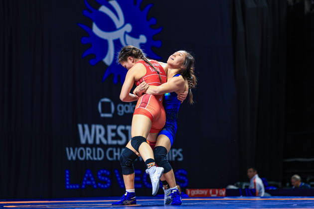 U23 World Championships, 55 kg Open Weight: Omirbek Shugyla (KAZ) def. Khaliun Byambasuren (MGL) Copyright: xAmirrezaxAliasgarix Kadir Caliskan United World Wr