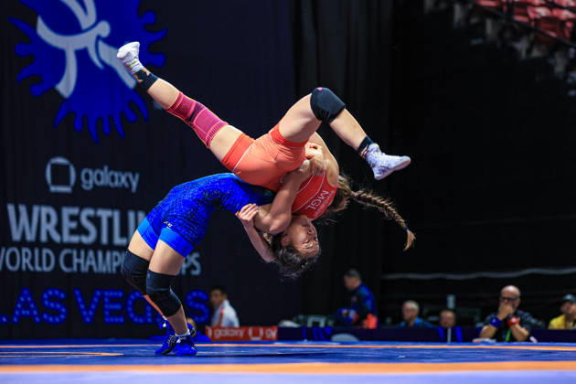U23 World Championships, 55 kg Open Weight: Omirbek Shugyla (KAZ) def. Khaliun Byambasuren (MGL) Copyright: xAmirrezaxAliasgarix Kadir Caliskan United World Wr
