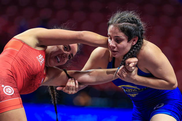 U23 World Championships, 57 kg, Women s Weight Class: Anna Stratan (KAZ) def. Julia Wiktoria Nowicka (POL) Copyright: xAmirrezaxAliasgarix Kadir Caliskan United World Wr