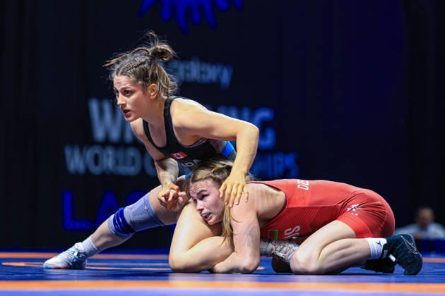 U23 World Championships, 57 kg, Women s Weight Class: Aryna Dzemchanka Martynava (BLR) defeated Gabriela Ines Cross (CAN) Copyright: xAmirrezaxAliasgarix Kadir Caliskan United World Wr