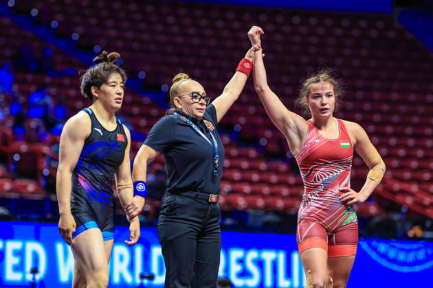 U23 World Championships, 57 kg Open Weight: Roza Szenttamasi (HUN) def. Rixiwangmu (CHN) Copyright: xAmirrezaxAliasgarix Kadir Caliskan United World Wr