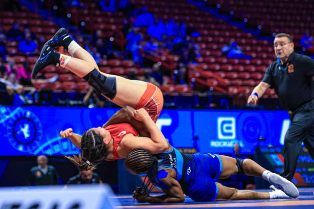 U23 World Championships, 62 kg Open Weight: Diana Nwachukwu (USA) def. Khulan Byambasuren (MGL) Copyright: xAmirrezaxAliasgarix Kadir Caliskan United World Wr