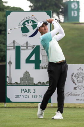 October 16, 2026, Coloane, Macao Sar, China: Sadom KAEWKANJANA from Thailand.Round 2 in the Macao Open Golf at Macau Golf & Country Club. Macau Open Golf Round 2  - ZUMAr144 20261016_zap_r144_051 Copyright: xJaynexRussellx