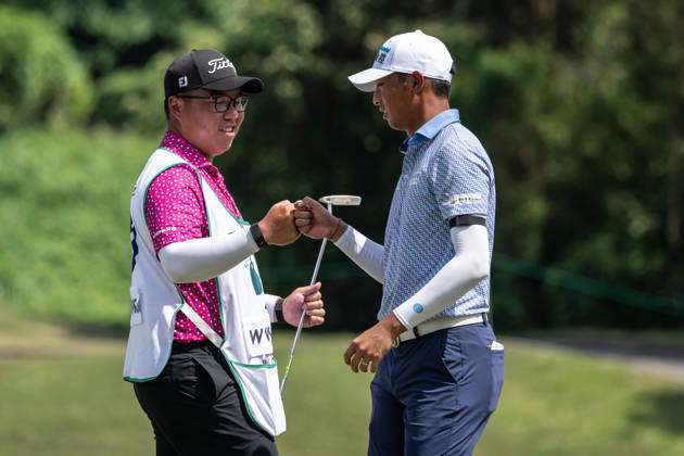 October 16, 2026, Coloane, Macao Sar, China: WANG Wei-hsuan finishes -10par to rank 2nd.Round 2 in the Macao Open Golf at Macau Golf & Country Club. Macau Open Golf Round 2  - ZUMAr144 20261016_zap_r144_082 Copyright: xJaynexRussellx