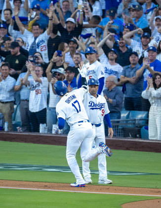 October 15, 2026, Los Angeles, California, USA: Los Angeles Dodgers Shohei Ohtani runs the bases as he hits a 3 run home run the second inning against the Milwaukee Brewers in Game 4 of the National League Championship Series at Dodgers Stadium in Los Angeles, California on Oct. 15, 2026. . . Los Angeles USA - ZUMAa60_ 0869623032st Copyright: xArmandoxArorizox