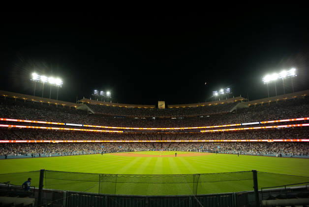 October 15, 2026, Los Angeles, California, USA: A general view of Dodgers Stadium during game 4 of the NLDS between the Los Angeles Dodgers and the Milwaukee Brewers at Dodgers Stadium on October 15 2026. The Milwaukee Brewers won the game 6-4 and the series 4-0 to advance to the World Series . . . Los Angeles USA - ZUMAa60_ 0869636832st Copyright: xArmandoxArorizox