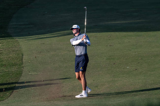 October 16, 2026, Coloane, Macao Sar, China: American, Austen TRUSLOW, finishes -10par putting him in tied 2nd place. Round 2 in the Macao Open Golf at Macau Golf & Country Club. Macau Open Golf Round 2  - ZUMAr144 20261016_zap_r144_101 Copyright: xJaynexRussellx