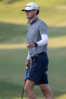 October 16, 2026, Coloane, Macao Sar, China: American, Austen TRUSLOW, finishes -10par putting him in tied 2nd place. Round 2 in the Macao Open Golf at Macau Golf & Country Club. Coloane China - ZUMAr144 20261016_zap_r144_110 Copyright: xJaynexRussellx