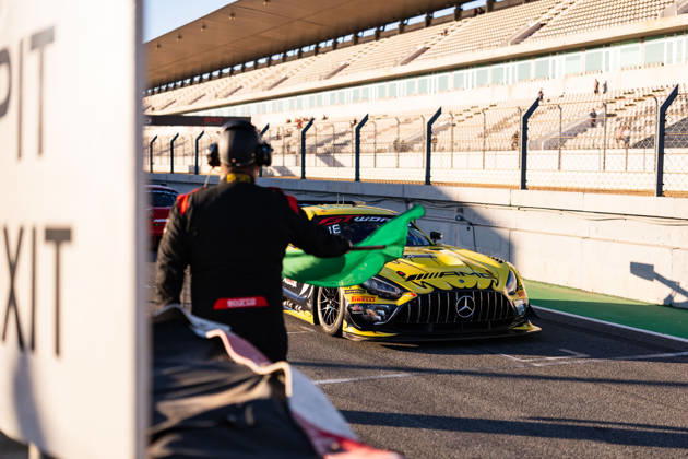 Fanatec GT World Challenge Europe Endurance Cup Powered by AWS - Round 10, Portimao 2026 48 Mercedes-AMG GT3 EVO, Mercedes - AMG Team MANN-FILTER: Auer Lucas, Stolz Luca, Engel Maro - picture by Gruppe C Photography Portimao Portugal Copyright: xGruppexCxPhotographyx