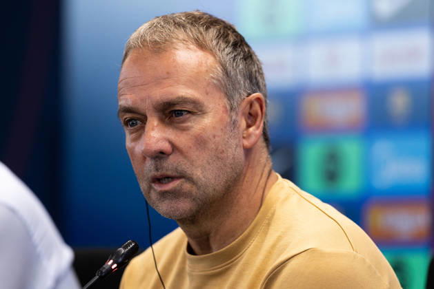 October 6, 2026, Sant Joan Despo, Barcelona, Spain: SANT JOAN DESPoÂ, SPAIN - OCTOBER 16: Hansi Flick, head coach of FC Barcelona, Barca speaks during a press conference, PK, Pressekonferenz ahead of the LaLiga EA Sports match against Real Betis on October 16, 2026, at the Ciutat Esportiva Joan Gamper in Sant Joan DespoÂ­, Barcelona, Spain. Press Conference Of Hansi Flick Ahead Of Real Betis Match  - ZUMAs316 20261006_znp_s316_005 Copyright: xMartixSeguraxRamonedax