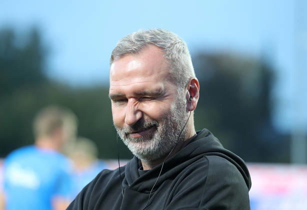 Coach Tim Walter, Holstein Kiel Soccer, Men s Team, 2026–2027 Season, 2. Bundesliga, Holstein Stadium, Holstein Kiel vs. Hertha BSC Berlin. DFL regulations prohibit any use of photographs as image sequences and or quasi-video.