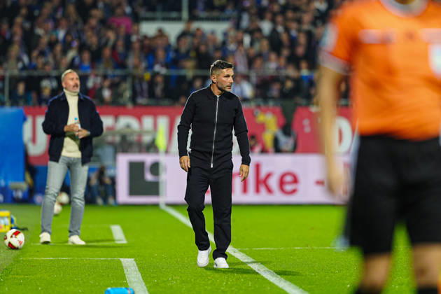 Stefan Leitl, Hertha BSC, Coach (GER), Holstein Kiel vs. Hertha BSC, Soccer, 2. Bundesliga, Matchday 08, 2026–2027 Season, October 16, 2026 DFL regulations prohibit any use of photographs as image sequences and or quasi-video GER, Holstein Kiel vs. Hertha BSC, Soccer, 2. Bundesliga, Matchday 8, 2026–2027 Season, October 16, 2026, Kiel Copyright: xEibner-Pressefoto MarcelxvonxFehrnx EP_MFN