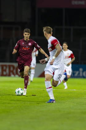 3rd Division, Fortuna Cologne vs. VfB Stuttgart U21, October 16, 2026; Nico Thier, Fortuna Cologne; 7th matchday of the 3rd Division, Fortuna Cologne vs. VfB Stuttgart U21, on October 16, 2026, Südstadion, Cologne DFB regulations prohibit any use of photographs as image sequences and or quasi-video Copyright: xBEAUTIFULxSPORTS Meuselx