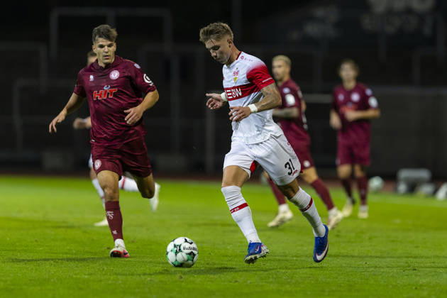 3rd Division, Fortuna Cologne vs. VfB Stuttgart U21, October 16, 2026; Veit Stange (VfB Stuttgart U21), 31; 3rd Division, Fortuna Cologne vs. VfB Stuttgart U21, Matchday 10, on October 16, 2026, Südstadion, Cologne DFB regulations prohibit any use of photographs as image sequences and or quasi-video Copyright: xBEAUTIFULxSPORTS Meuselx