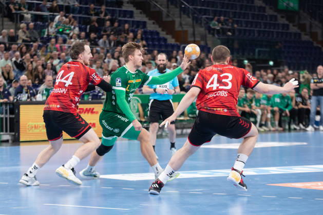 Handball, HBL2: SC DHfK Leipzig vs. ASV Hamm Westfalen, October 16, 2026; Franz Semper 32, SC DHfK Leipzig Handball, 2nd Bundesliga, 2026–2027 season, Matchday 8: SC DHfK Leipzig vs. ASV Hamm Westfalen on October 16, 2026, at the Quarterback Immobilien Arena Leipzig Copyright: xBEAUTIFULxSPORTS JanxKaeferx