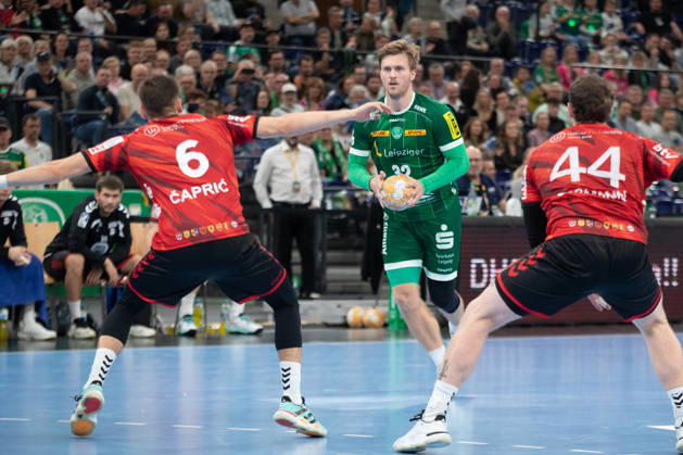 Handball, HBL2: SC DHfK Leipzig vs. ASV Hamm Westfalen, October 16, 2026; Franz Semper 32, SC DHfK Leipzig Handball, 2nd Bundesliga, 2026–2027 season, Matchday 8: SC DHfK Leipzig vs. ASV Hamm Westfalen on October 16, 2026, at the Quarterback Immobilien Arena Leipzig Copyright: xBEAUTIFULxSPORTS JanxKaeferx