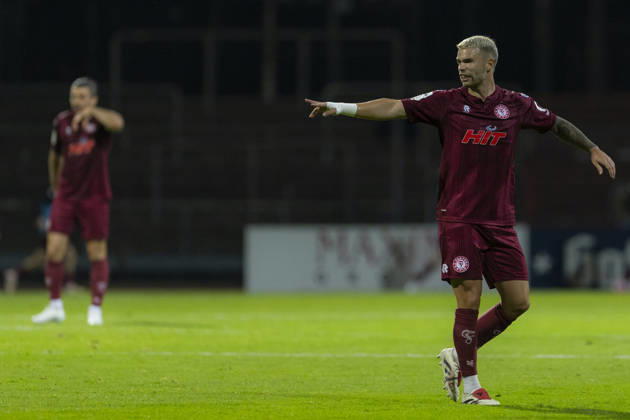 3rd Division, Fortuna Cologne vs. VfB Stuttgart U21, October 16, 2026, Tom Geerkens, Fortuna Cologne, 6, 3rd Division, Fortuna Cologne vs. VfB Stuttgart U21, Matchday 10, on October 16, 2026, Südstadion, Cologne DFB regulations prohibit any use of photographs as image sequences and or quasi-video Copyright: xBEAUTIFULxSPORTS Meuselx
