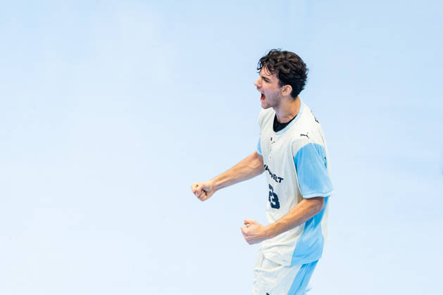 October 16, 2026, GER, Handball, Men, Season 26–27, Opel 1st Division, Matchday 9, ThSV Eisenach vs. VfL Gummersbach, Nikola Roganovic (VfL Gummersbach), 99817 Eisenach, Werner Assmann, Halle am Sportpark, Thuringia, Germany