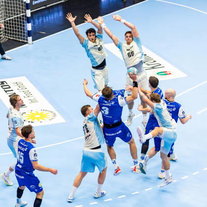 October 16, 2026, GER, Handball, Men, Season 26–27, Opel 1st Division, Matchday 9, ThSV Eisenach vs. VfL Gummersbach, Oskar Joelsson (ThSV Eisenach), 3 99817 Eisenach, Werner Assmann, Am Sportpark, Thuringia, Germany