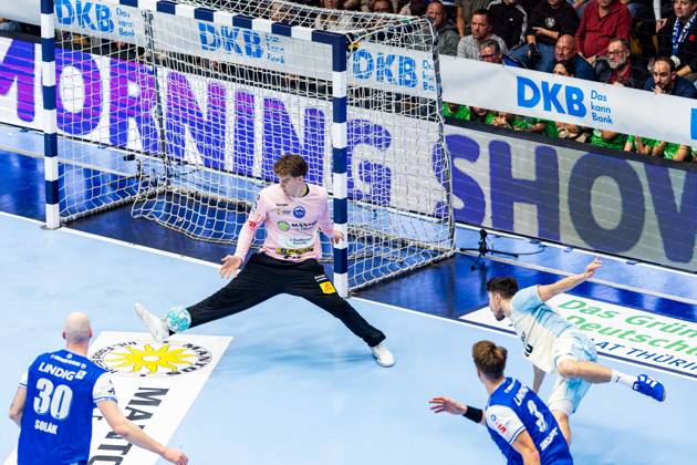 October 16, 2026, GER, Handball, Men, Season 26–27, Opel 1st Division, Matchday 9, ThSV Eisenach vs. VfL Gummersbach, Mats Grupe (ThSV Eisenach), 25 99817 Eisenach, Werner Assmann Hall, Am Sportpark, Thuringia, Germany