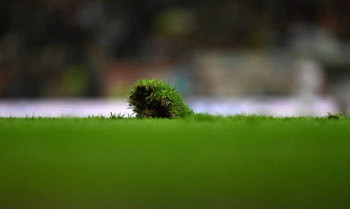 October 10, 2026, xophax, Soccer 3rd Division, Cologne, Fortuna Cologne vs. VFB Stuttgart II, Damaged Turf and Field at Cologne s Südstadion