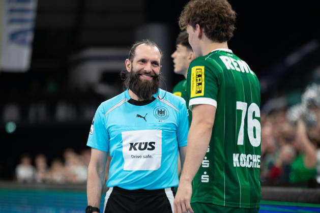 Handball, HBL2: SC DHfK Leipzig vs. ASV Hamm Westfalen, October 16, 2026; Referee: Marcus Hurst; Handball, 2nd Bundesliga, 2026–2027 season, Matchday 8: SC DHfK Leipzig vs. ASV Hamm Westfalen on October 16, 2026, at the Quarterback Immobilien Arena Leipzig Copyright: xBEAUTIFULxSPORTS JanxKaeferx