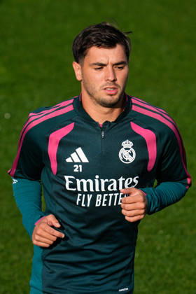 October 17, 2026, Valdebebas, Madrid, Spain: Brahim Diaz during the training day of Real Madrid ahead the Spanish League, LaLiga EA Sports, football match against Sevilla FC at Ciudad Deportiva Real Madrid on October 17, 2026, in Valdebebas, Madrid, Spain. Real Madrid Training And press conference, PK, Pressekonferenz - LaLiga Ea Sports  - ZUMAa181 20261017_zaa_a181_031 Copyright: xDennisxAgyemanx