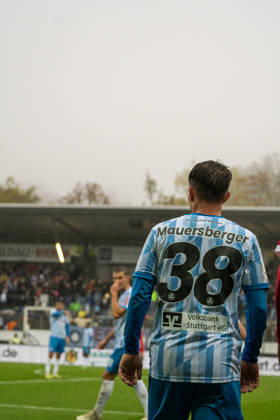 October 17, 2026, xerix, Regional League Southwest Soccer, Stuttgarter Kickers vs. TSV Steinbach Haiger; from left: Christian Mauersberger, SV Stuttgarter Kickers, Stuttgart