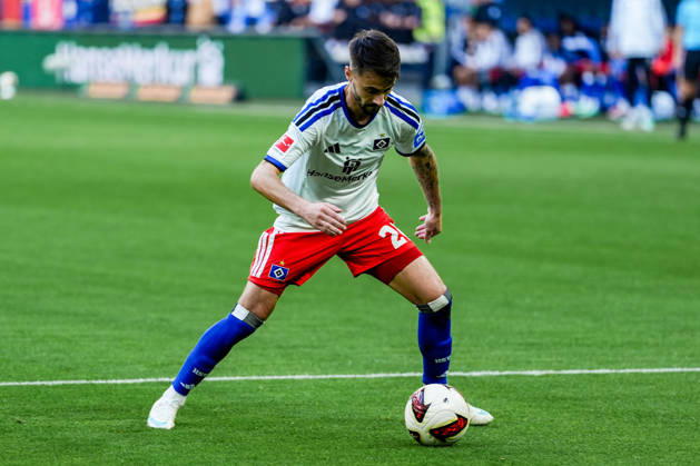 Germany Soccer Bundesliga 2026–27, Matchday 6: Hamburger SV (HSV) vs. VfB Stuttgart at Volkspark Stadium, Hamburg; Fabio Vieira, Hamburger SV, 20 Copyright: xStefanxTrochax