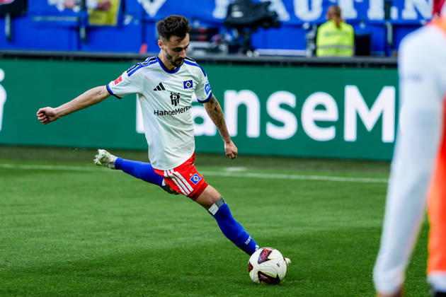 Germany Soccer Bundesliga 2026–27, Matchday 6: Hamburger SV (HSV) vs. VfB Stuttgart at Volkspark Stadium, Hamburg; Fabio Vieira, Hamburger SV, 20 Copyright: xStefanxTrochax