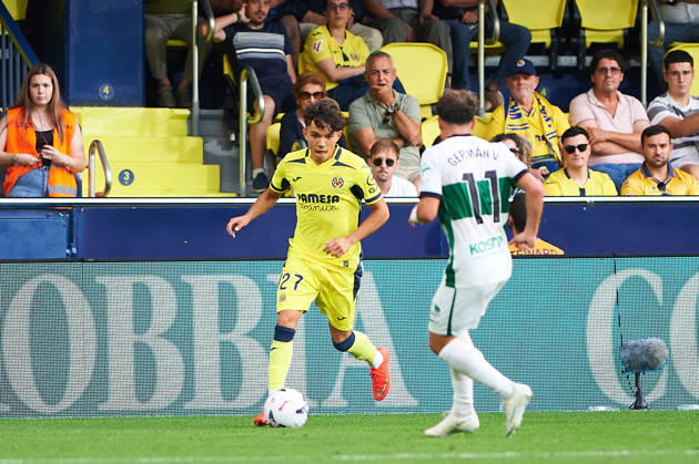 Nizar Villarreal CF during the LaLiga EA Sports match between Villarreal CF and Elche CF at Estadio de la Cerámica on October 17, 2026, in Villarreal, Spain