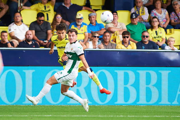 Nizar Villarreal CF during the LaLiga EA Sports match between Villarreal CF and Elche CF at Estadio de la Cerámica on October 17, 2026, in Villarreal, Spain