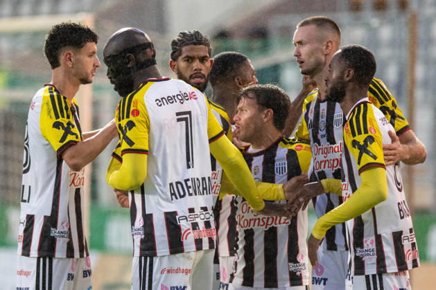 SOCCER - BL, A.Lustenau vs LASK LUSTENAU,AUSTRIA,17.OCT.26 - SOCCER - ADMIRAL Bundesliga, SC Austria Lustenau vs Linzer ASK. Image shows the rejoicing of LASK.  GEPAxpictures xOliverxLerch
