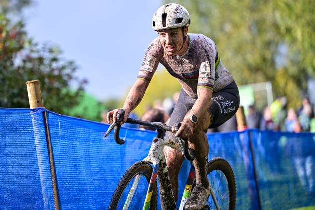Dutch Lucinda Brand of Lidl-Trek is pictured in action during the women s elite race of the Berencross Meulebeke cyclocross cycling event, race 2 8 in the HG Cross competition, on Saturday 17 October 2026. DAVIDxPINTENS  x190096395x