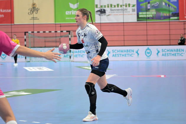 Annefleur Bruggeman, Sport Union Neckarsulm, 11 on the Ball: TusSies Metzingen vs. Sport Union Neckarsulm, Handball, Alsco HBF, Matchday 6, 2026–2027 Season, October 17, 2026, TusSies Metzingen vs. Sport Union Neckarsulm, Handball, Alsco HBF, Matchday 6, 2026–2027 Season, October 17, 2026, Tübingen Copyright: xEibner-Pressefotox EP_TBR