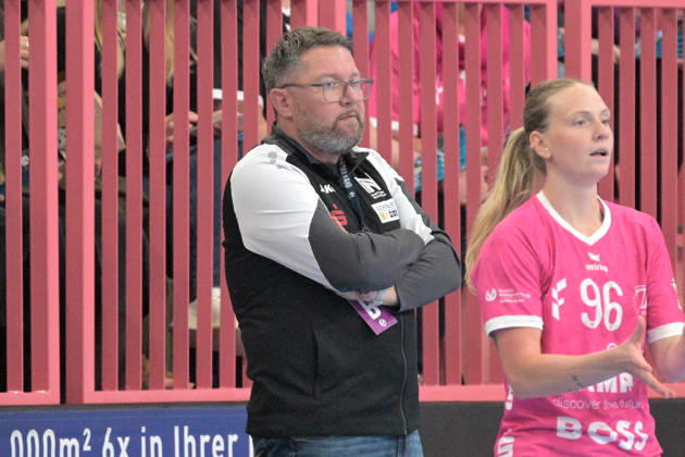 Thomas Zeitz, Sport Union Neckarsulm, Coach: TusSies Metzingen vs. Sport Union Neckarsulm, Handball, Alsco HBF, Matchday 6, 2026–2027 Season, October 17, 2026, TusSies Metzingen vs. Sport Union Neckarsulm, Handball, Alsco HBF, Matchday 6, 2026–2027 Season, October 17, 2026, Tübingen Copyright: xEibner-Pressefotox EP_TBR