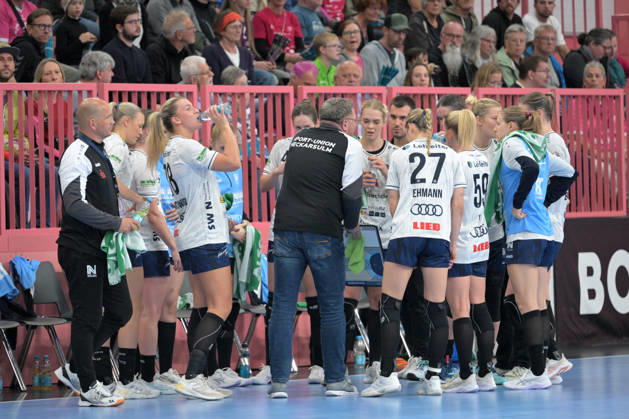 Time Out Sport Union Neckarsulm TusSies Metzingen vs. Sport Union Neckarsulm, Handball, Alsco HBF, Matchday 6, 2026–2027 Season, October 17, 2026, TusSies Metzingen vs. Sport Union Neckarsulm, Handball, Alsco HBF, Matchday 6, 2026–2027 Season, October 17, 2026, Tübingen Copyright: xEibner-Pressefotox EP_TBR