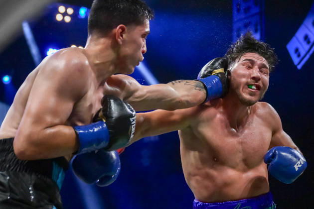 October 17, 2026, Las Vegas, Nevada, USA: JAMIE OSUNA defeats CRISTIAN CANGELOSI via majority Decision at the Chelsea of The Cosmopolitan in Las Vegas. Las Vegas USA - ZUMAo117 20261017_zsp_o117_002 Copyright: xMikaelxOnax