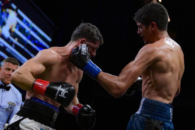 October 18, 2026, Las Vegas, Nevada, USA: SEBASTIAN FUNDORA defeats ERMAL HADRIBEAJ via KO in round 12 at the Chelsea of The Cosmopolitan in Las Vegas. Sebastian Fundora KO Ermal Hadribeaj In 12  - ZUMAo117 20261018_zsp_o117_014 Copyright: xMikaelxOnax