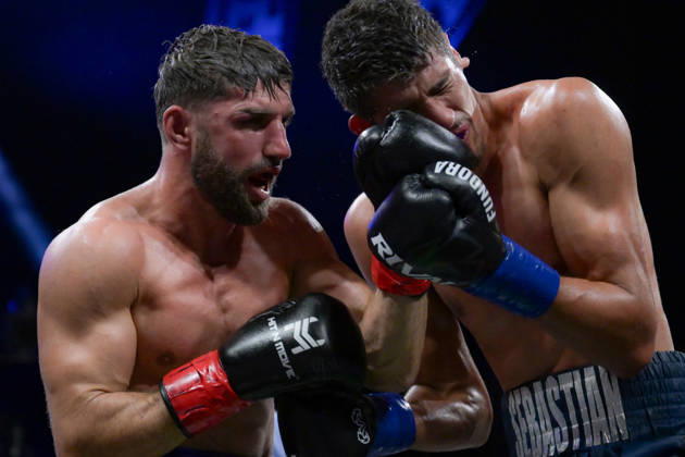 October 18, 2026, Las Vegas, Nevada, USA: SEBASTIAN FUNDORA defeats ERMAL HADRIBEAJ via KO in round 12 at the Chelsea of The Cosmopolitan in Las Vegas. Sebastian Fundora KO Ermal Hadribeaj In 12  - ZUMAo117 20261018_zsp_o117_015 Copyright: xMikaelxOnax