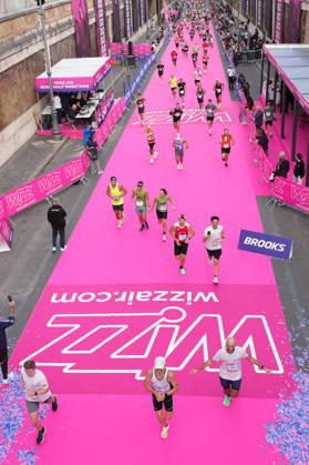 A moment of during the 3th edition of the Wizz Air Rome Half Marathon by Brooks 2026 Rome s, Italy - Sunday, October 18, 2026. ( Photo by Alfredo Falcone LaPresse )  Copyright: xAlfredoxFalcone LaPressex