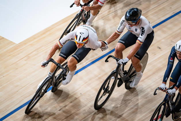 KLUGE Roger, AUGENSTEIN Moritz 2026 UCI Track Cycling World Championships KLUGE Roger AUGENSTEIN Moritz GER Germany Landscape orientation Landscape Event 2026 UCI Track Cycling World Championships Category Cycling Track Cycling World Championships Elite Men Location Asia China Shanghai Chongming Shanghai Velodrome Discipline Madison Distance 50 km Date October 18, 2026, Sunday Day 5