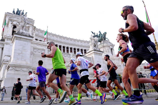 A moment during the Wizz Air Half Marathon 2026- Rome , October 18 , 2026 .  Copyright: xSpada LaPressex