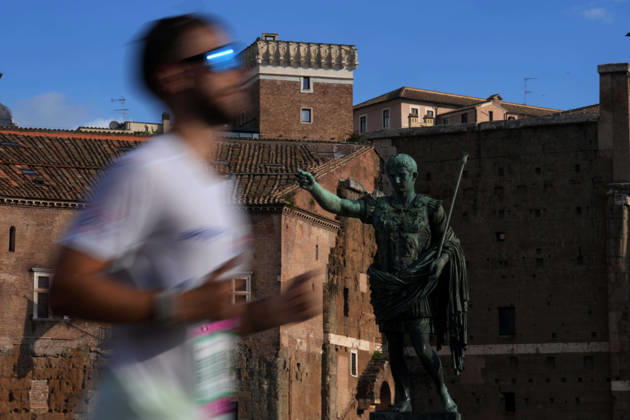 A moment during the Wizz Air Half Marathon 2026- Rome , October 18 , 2026 .  Copyright: xSpada LaPressex