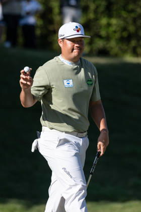 October 18, 2026, Macau, Macao Sar, China: WANG Wei-hsuan from Chinese Taipei ( Taiwan) wins the Macau Open 2026. WANG defeated Korean, Sungjae IM (pictured on the 17th green) in a 18th hole tie breaker.Macau Open Golf 2026 Final Round. Macau China - ZUMAr144 20261018_zap_r144_075 Copyright: xJaynexRussellx
