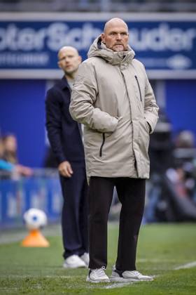 ZWOLLE , 18-10-2026 , mac3park , season 2026 2027 , Dutch Eredivisie football , match between PEC Zwolle and Go Ahead Eagles , picture shows GA Eagles trainer coach Joseph Oosting PEC - Go Ahead Eagles  x208675292x Copyright: