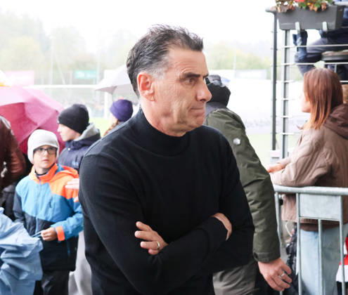 October 26, 2017, Cham, Switzerland; Men s Soccer, 2026–2027 Season, Swiss Cup, Round 2, SC Cham vs. FC Sion, 0–2; Photo: Coach Didier Tholot, FC Sion