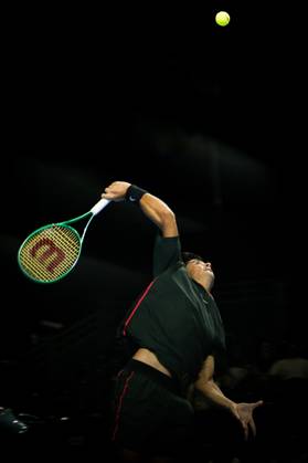 Federico Cina of Italy pictured in action during the European Open ATP, Tennis Herren tennis tournament in Brussels, on Sunday 18 October. This year s edition of the tournament is taking place from 17 to 25 October JASPERxJACOBS  x190192784x