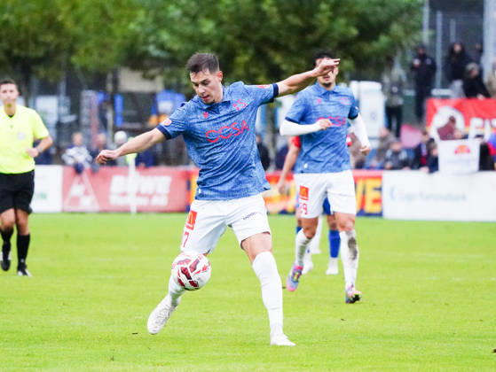 October 26, 2017, Cham, Switzerland; Men s Soccer, 2026–2027 Season, Swiss Cup, Round 2, SC Cham vs. FC Sion, 0–2; Photo by Jan Kronig, FC Sion, Action Shot