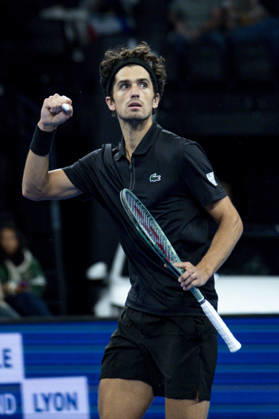 TENNIS : ATP, Tennis Herren 250 - Grand Tennis AURA - Decines (France) 18 10 2026 Pierre-Hugues HERBERT(FRA) secures a three-set victory over Jurij Rodionov during the qualifying tournament of the Auvergne Rhône-Alpes Grand Prix at the LDLC Arena in Décines on October 18, 2026. Photo Sandrine Thesillat PsNewZ  Copyright: xSandrinexTHESILLATx